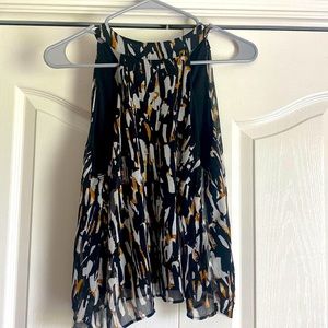 This cute high neck blouse. Size small